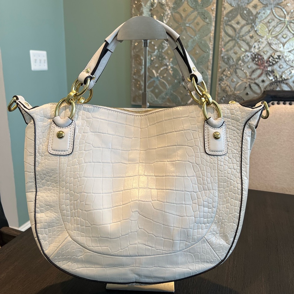 Coach Kristin Crocodile Embossed Bag 22924 - Picture 2 of 13